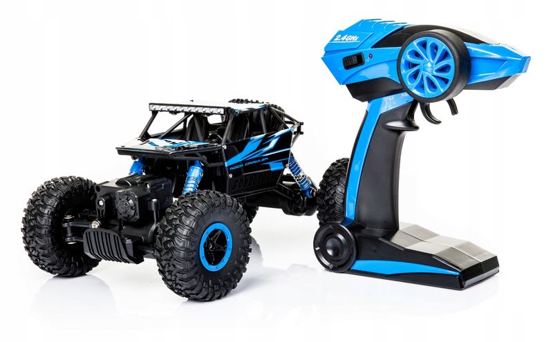 Samochód RC ROCK CRAWLER 2.4GHz 1:18 Niebieski zdjęcie 2