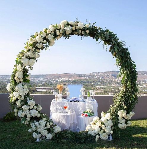 2M STELAŻ NA TŁO ŚLUBNE ŚCIANKA ŁUK ŚLUBNY BIAŁY na Arena.pl