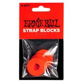 Zabezpieczenie paska Strap Blocks Ernie Ball 5620 4 szt. Czerwone