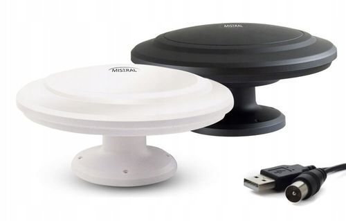 CYFROWA UNIWERSALNA MOBILNA ANTENA DVB-T/T2 BIAŁA na Arena.pl