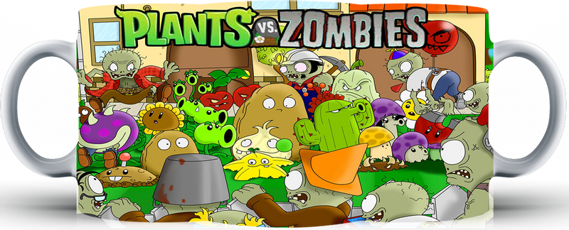 Kubek ceramiczny Plants vs Zombie zdjęcie 2