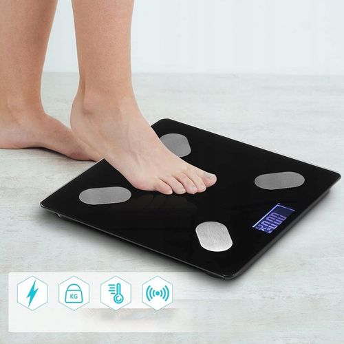 INTELIGENTNA WAGA ŁAZIENKOWA bluetooth inteligentna analityczna SMART SLIM na Arena.pl