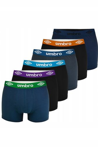 UMBRO Bokserki Męskie Zestaw 6 Sztuk MIX Kolorów Bawełna Rozmiar L na Arena.pl