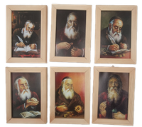 obraz w drewnianej ramie 10  /15 cm - żyd