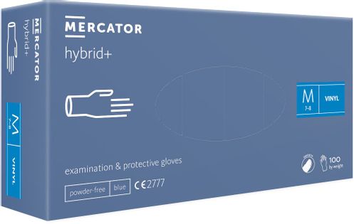 Rękawice syntetyczne MERCATOR hybrid+ M 100 szt