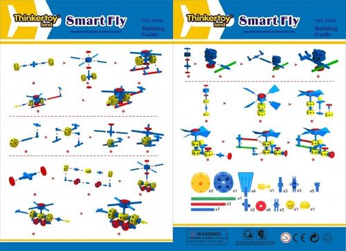 KLOCKI THINKERTOY 44 ELEMENTY SMART FLY MINI HELIKOPTER na Arena.pl