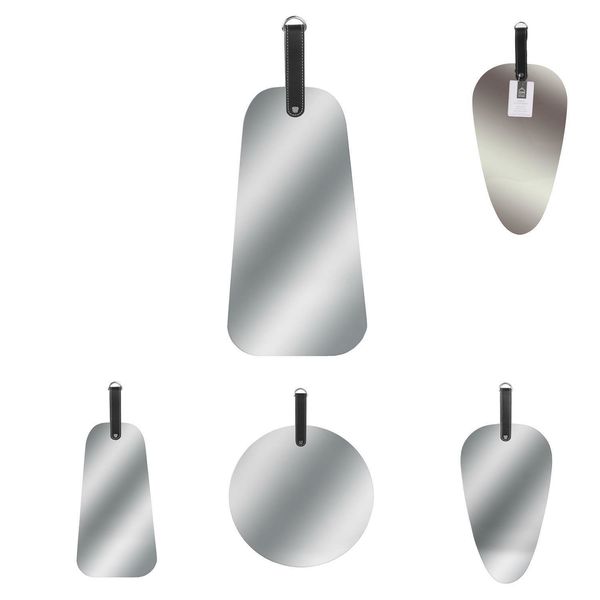 Lustro Pagaj Intesi owal srebrne zdjęcie 3