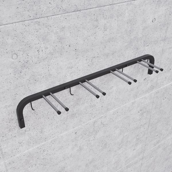 WIESZAK NA NARTY MONTOWANY DO ŚCIANĘ 4 PARY NART zdjęcie 14