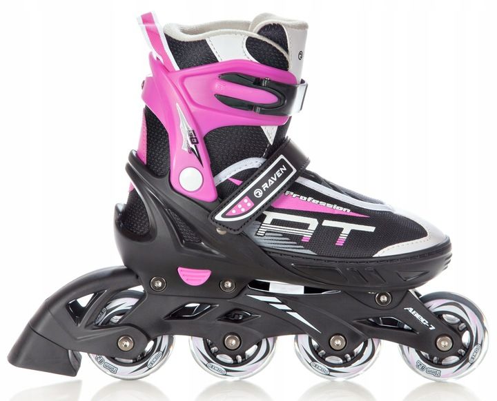 Rolki Regulowane RAVEN Profession Black/Pink 35-39 zdjęcie 3