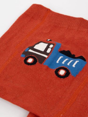 Rajstopy chłopięce bawełniane we wzory 3PAK 68-74 YOCLUB na Arena.pl