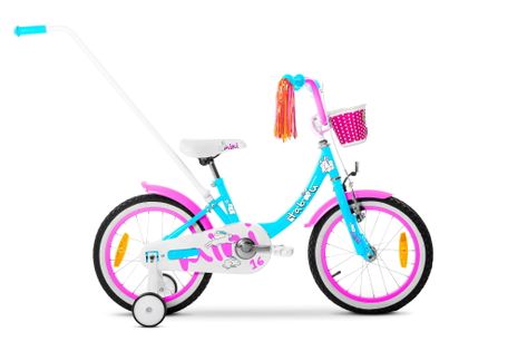 Rower dzieciecy 16 TABOU MINI blue/pink/white