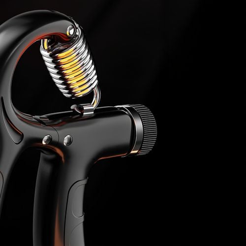 ŚCISKACZ DO RĄK DŁONI TRENING CHWYTU REGULOWANY OPÓR Z LICZNIKIEM 5-60 kg na Arena.pl