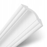 LISTWA SUFITOWA PRZYSUFITOWA SZTUKATERIA TWARDA BIAŁA dł. 2m