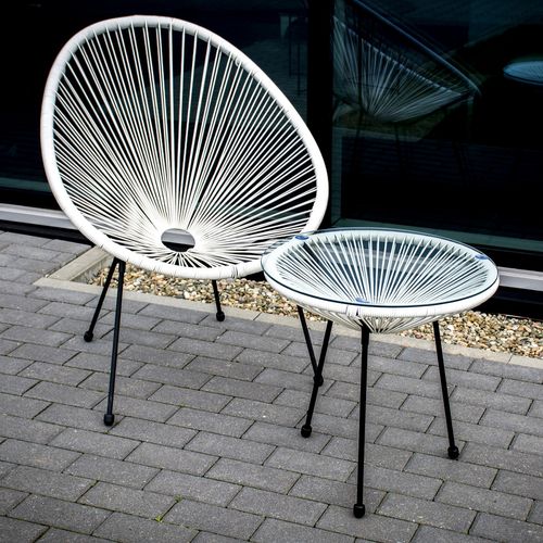 stolik ogrodowy acapulco kremowy na Arena.pl