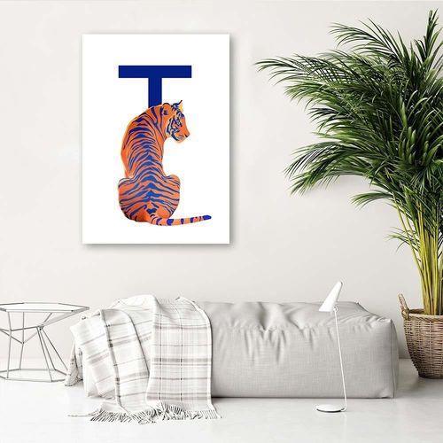 Obraz na płótnie – Canvas, T jak tygrys 40x60 na Arena.pl
