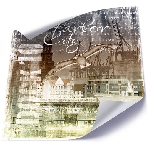 Plakat, Harbour city 40x40 na Arena.pl