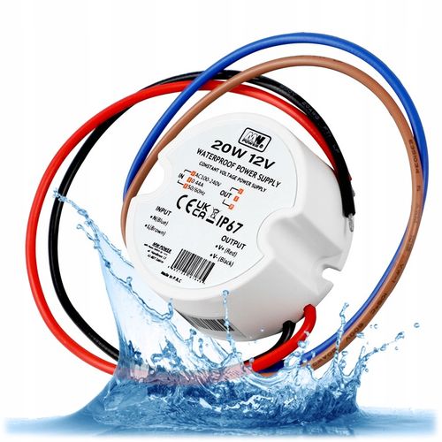 Zasilacz LED 12V 30W 2.5A Do Puszki Tranformator Dopuszkowy Do Taśm Taśmy na Arena.pl