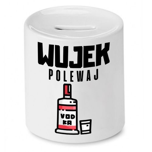 Skarbonka Dla Wujka Wujek Polewaj Prezent Z Nadrukiem Ze Zdjęciem na Arena.pl