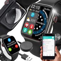 SMARTWATCH ZEGAREK POLSKIE MENU ROZMOWY SPORT SMART WATCH MĘSKI ORAZ DAMSKI