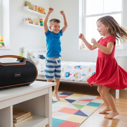 Głośnik Bezprzewodowy TONSIL BEAT 120W LED TWS Bluetooth AUX USB BT na Arena.pl