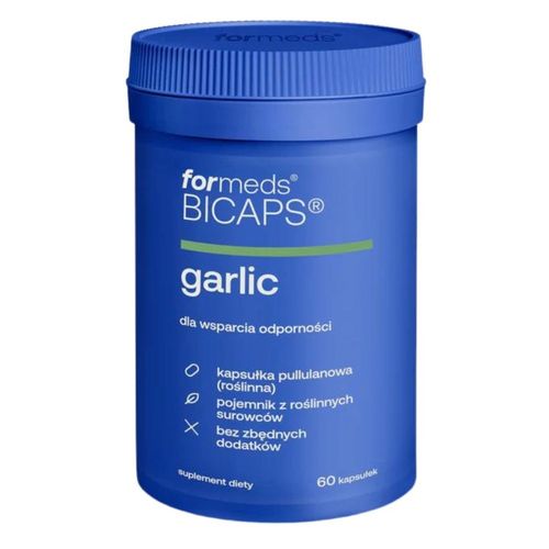 FORMEDS BICAPS GARLIC EKSTRAKT CZOSNEK POSPOLITY ODPORNOŚĆ 250 mg 60 kaps na Arena.pl