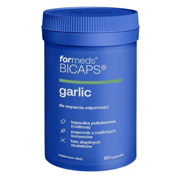 FORMEDS BICAPS GARLIC EKSTRAKT CZOSNEK POSPOLITY ODPORNOŚĆ 250 mg 60 kaps zdjęcie 2