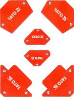 zestaw spawalniczych kątowników magnet. 6 szt. - yt-08679