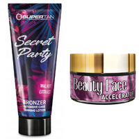 Supertan California Secret Party + Słoiczek Beauty Face