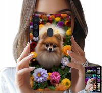 ETUI DO SAMSUNG GALAXY A21 - SŁODKI PIESEK, POMERANIAN CASE + SZKŁO
