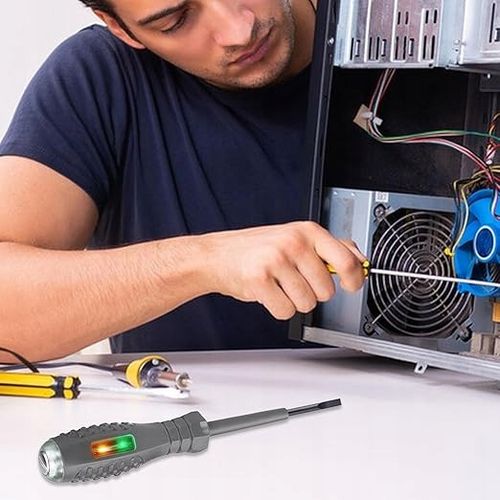 ŚRUBOKRĘT PROBÓWKA PRÓBNI NEONÓWKA TESTER PRĄDU NAPIĘCIA 12-240V diody na Arena.pl