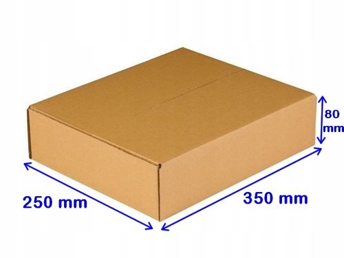 karton fasonowy 350x250x80mm 380g/m2 na Arena.pl