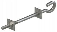 ŚRUBA HAKOWA M16 L-250 OC OCYNKOWANA ALPAR S3012C