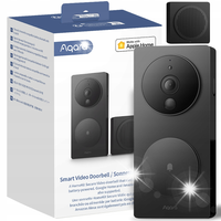 Aqara Smart Video Doorbell G4 Czarny | Wideodomofon | Dzwonek do drzwi, Kam