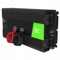 Przetwornica napięcia Green Cell 12V na 230V 1500W/3000W czysty sinus DC AC