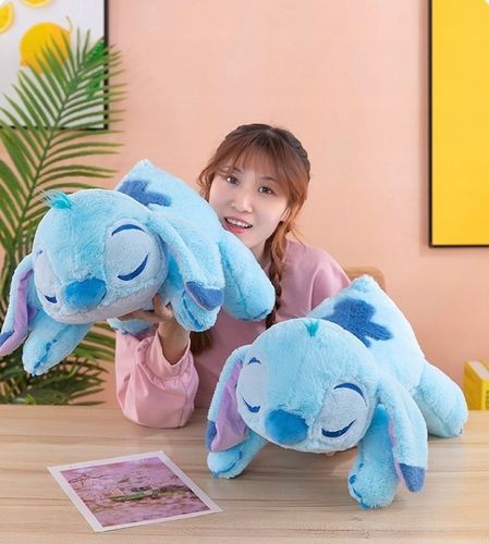 ŚPIĄCY STITCH DUŻA MASKOTKA PODUSZKA KOCYK LILO I STICH PLUSZAK PRZYTULANKA na Arena.pl