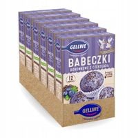 GELLWE Babeczki borówkowe z czekoladą mieszanka do wypieku 290 g x 6 sztuk
