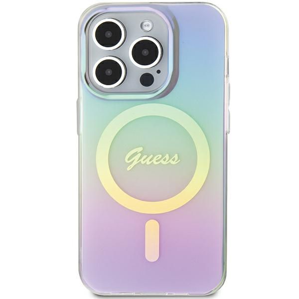 Etui Guess do iPhone 15 Pro Max, Fioletowy, MagSafe zdjęcie 3