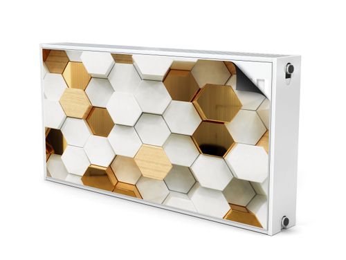 Osłona MAGNETYCZNA Na Grzejnik Heksagony Efekt 3D 110cm x 60cm na Arena.pl