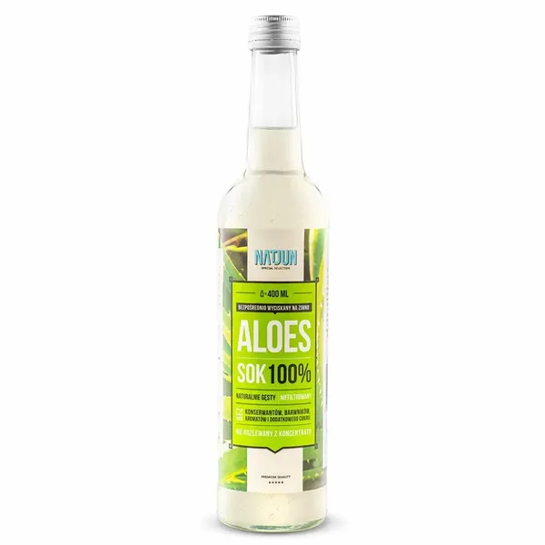 Sok z Aloesu 100% Natjun, 400ml zdjęcie 1