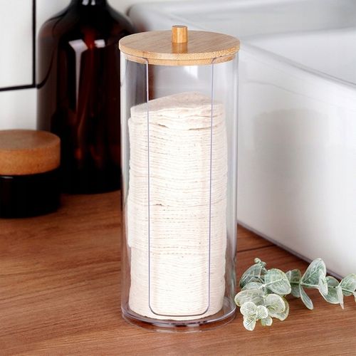 2x Pojemnik ŁAZIENKOWY organizer patyczki płatki kosmetyczne higieniczne na Arena.pl