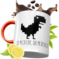 Kubek Pomarańczowy Dla Informatyka Programisty Z Nadrukiem Ze Zdjęciem