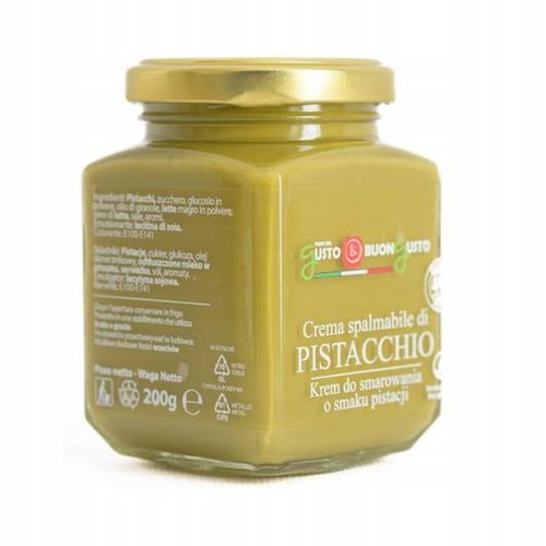 Krem Pistacjowy Sycylijski 200g Gusto Buon Gusto Pasta Orzechowa do Smarowa na Arena.pl