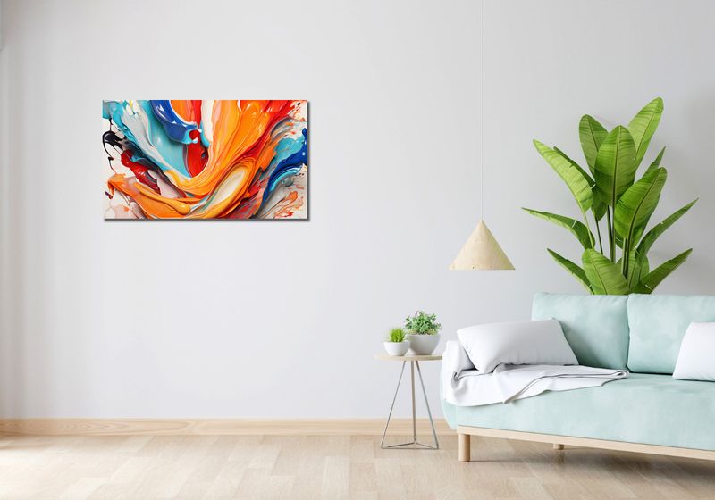 Obraz 90x50cm Taneczne Fale zdjęcie 2
