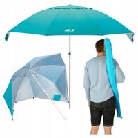 Parasol Plażowy Ogrodowy Duży Składany Parawan Filtr UV Z Pokrowcem NILS