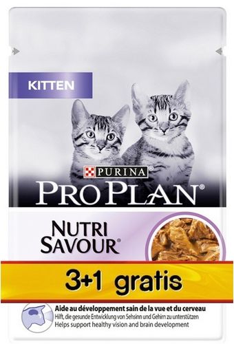 Purina Pro Plan Cat Kitten saszetka 4x85g 3+1 gratis na Arena.pl