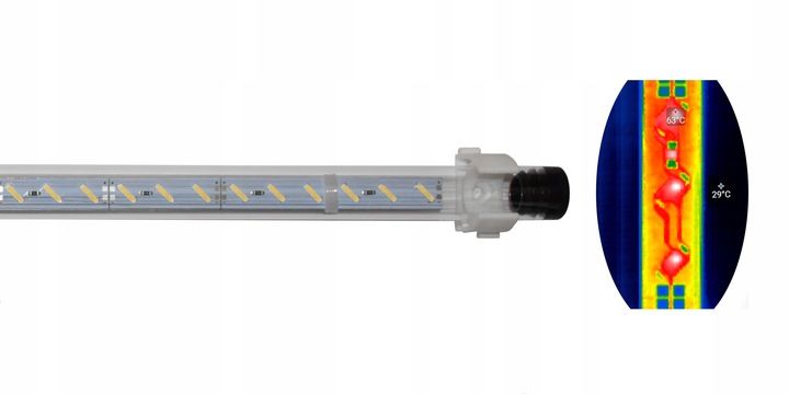 LED BIAŁA 6500K świetlówka 90cm akwarium SMD 8520 zdjęcie 1