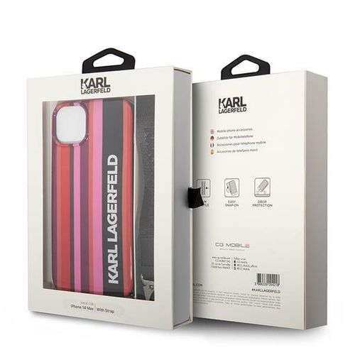 Etui Karl Lagerfeld do iPhone 15, iPhone 14, iPhone 13, Różowy na Arena.pl