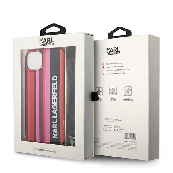 Etui Karl Lagerfeld do iPhone 15, iPhone 14, iPhone 13, Różowy zdjęcie 7
