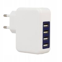 ŁADOWARKA SIECIOWA 4x USB 3.1A TABLETY TELEFONY