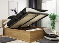 Łóżko 160x200 Podnoszone z pojemnikiem Stelaż Panama D